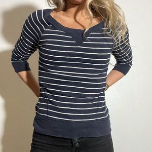 Small striped banana republic shirt